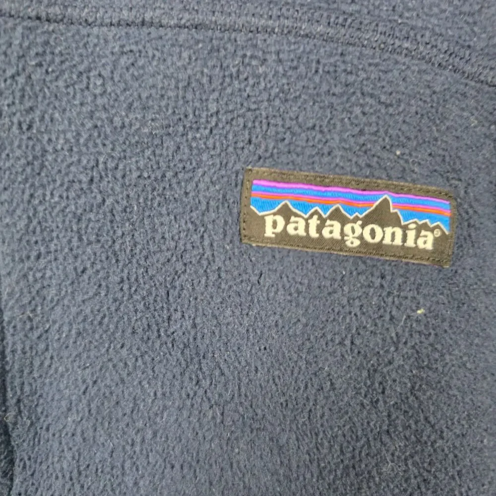 Patagonia Men's Blue Fleece Quarter Zip Billions Season 3 Size 3XL